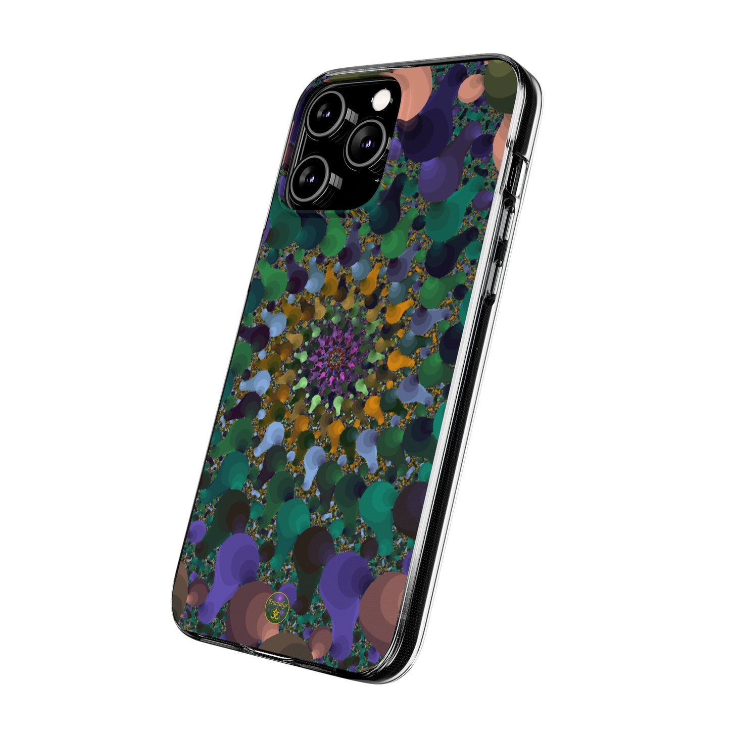 Kaleidoscope Spiral Abstract Soft Phone Case Trendy Artistic Cover for iPhone and Samsung