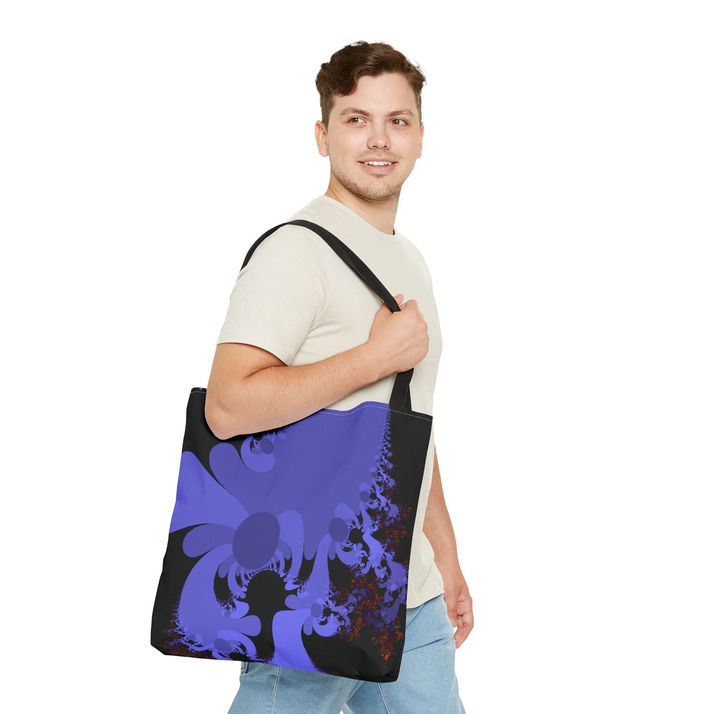 Elegant Tote Bag, Chic Shoulder Bag, Stylish Beach Bag, Fashionable Carryall, Trendy Canvas Tote, Tote Bag with Pattern