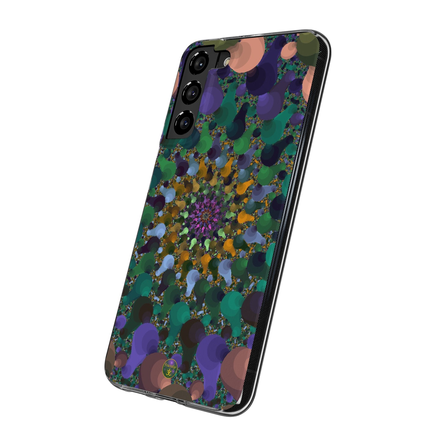 Kaleidoscope Spiral Abstract Soft Phone Case Trendy Artistic Cover for iPhone and Samsung