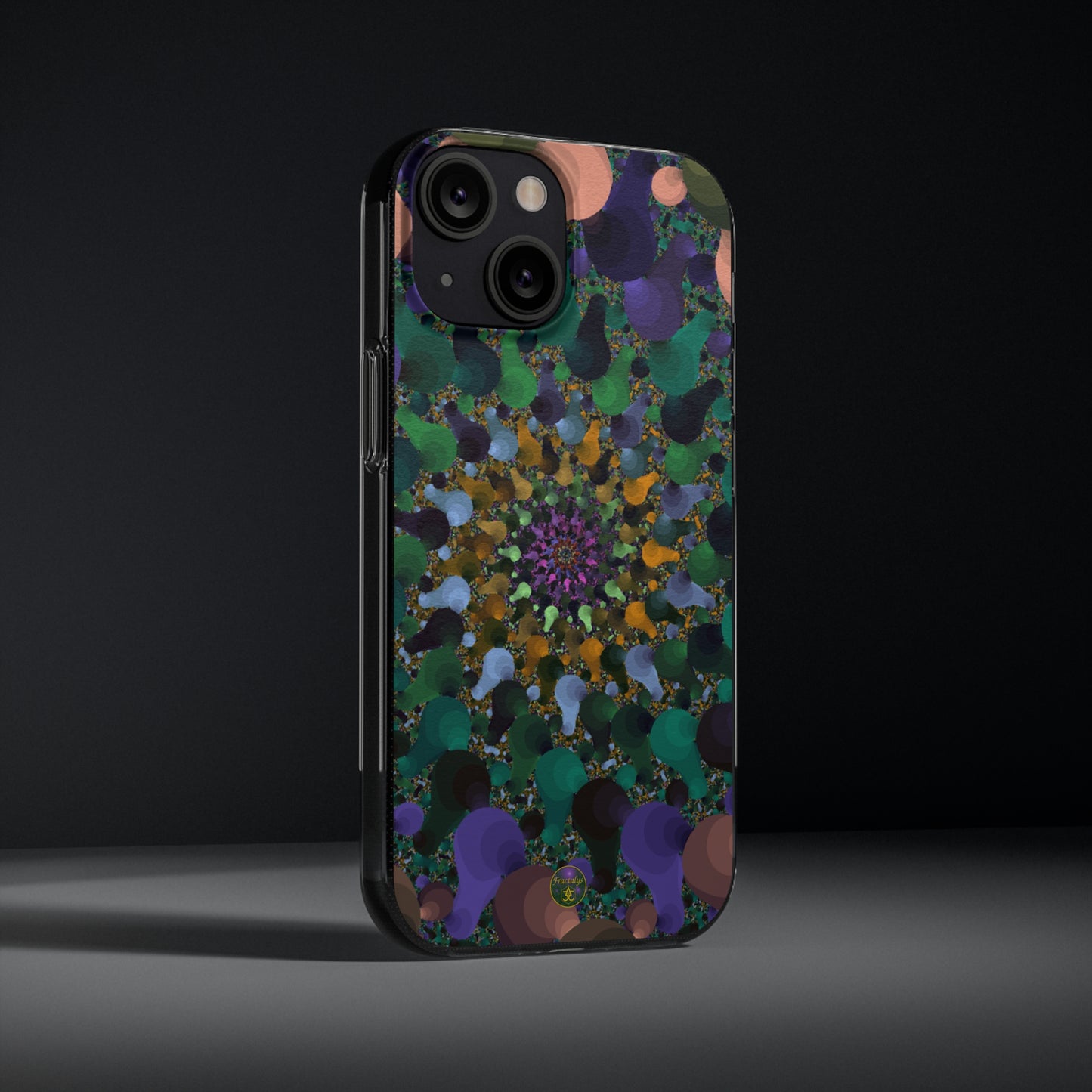 Kaleidoscope Spiral Abstract Soft Phone Case Trendy Artistic Cover for iPhone and Samsung