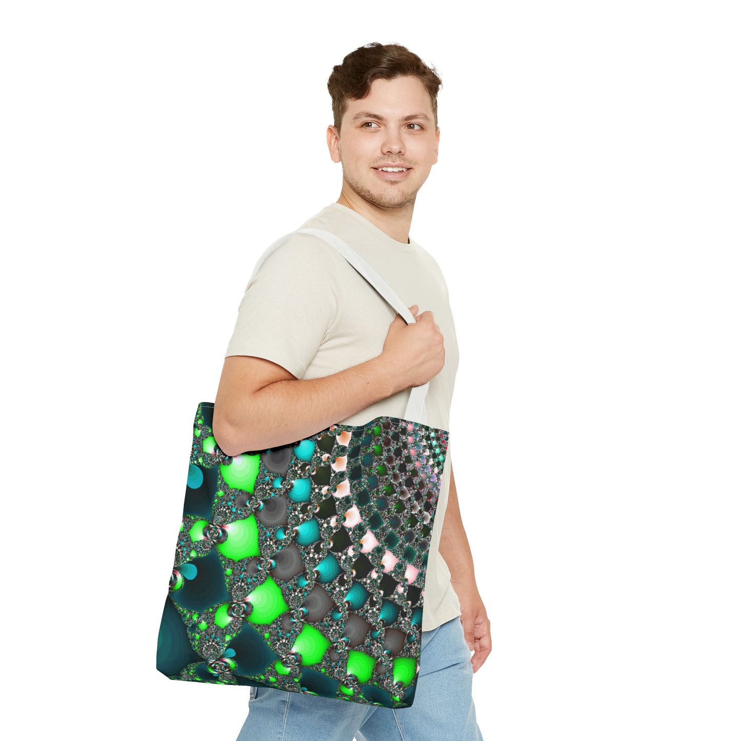 Nature Lover Tote Bag, Eco-Friendly Market Bag, Reusable Grocery Bag, Botanical Print Bag, Floral Canvas Tote