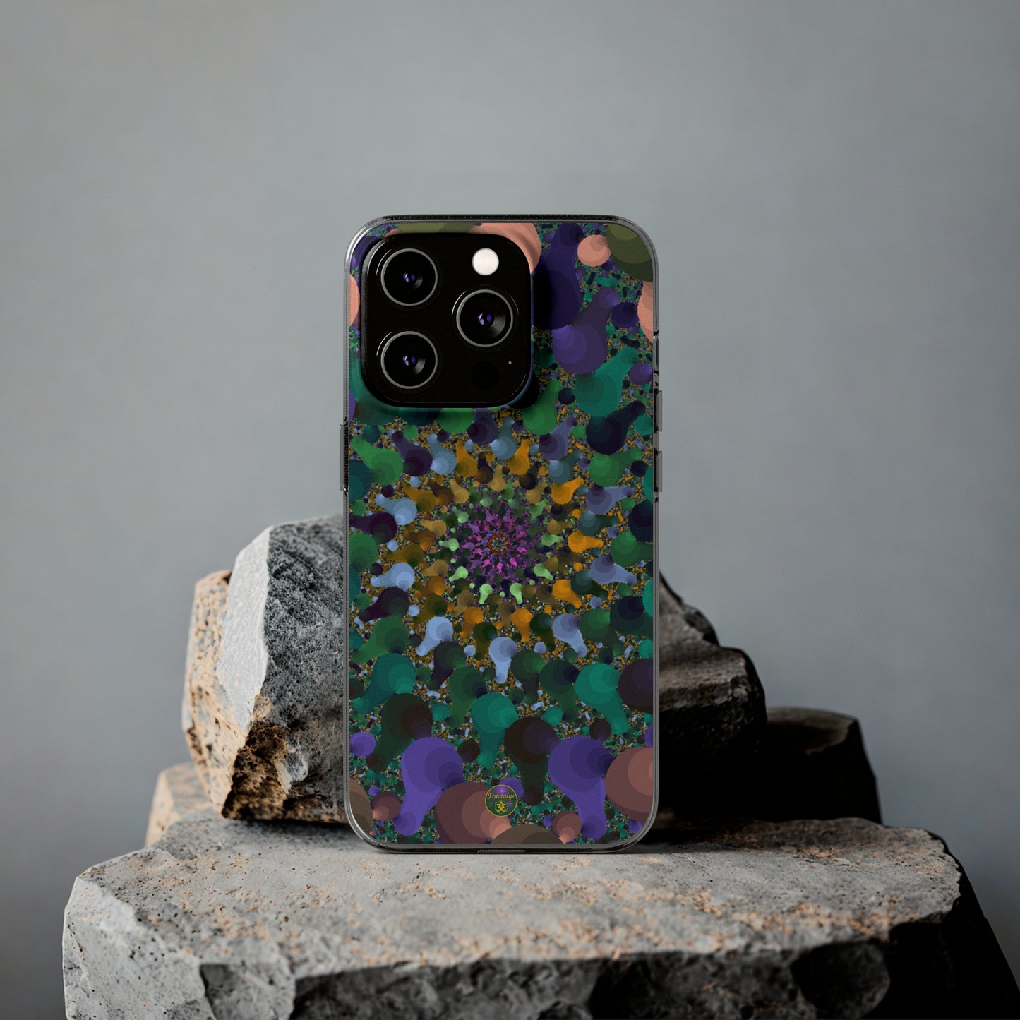 Kaleidoscope Spiral Abstract Soft Phone Case Trendy Artistic Cover for iPhone and Samsung