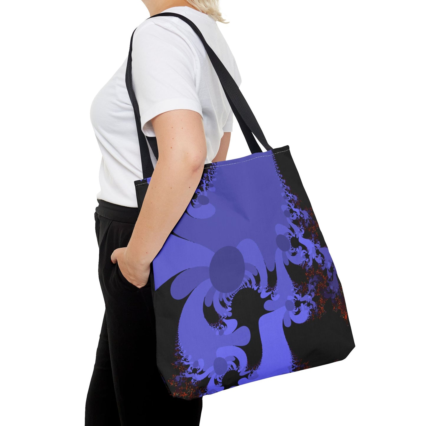 Elegant Tote Bag, Chic Shoulder Bag, Stylish Beach Bag, Fashionable Carryall, Trendy Canvas Tote, Tote Bag with Pattern