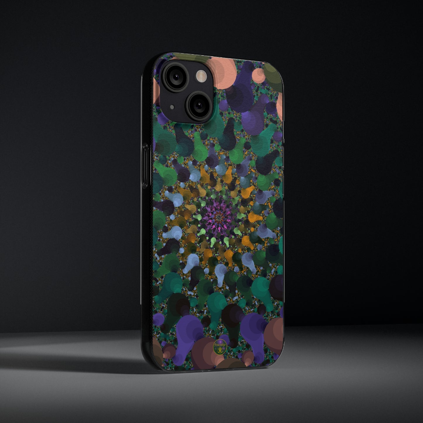 Kaleidoscope Spiral Abstract Soft Phone Case Trendy Artistic Cover for iPhone and Samsung