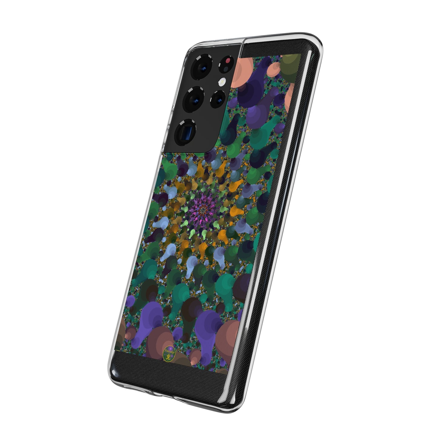 Kaleidoscope Spiral Abstract Soft Phone Case Trendy Artistic Cover for iPhone and Samsung
