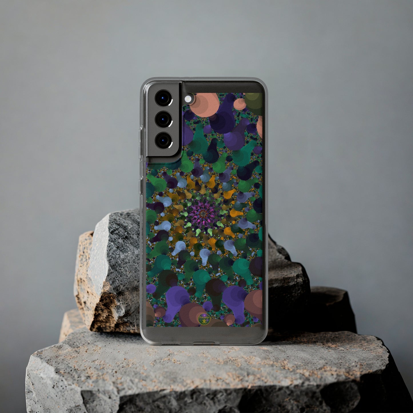 Kaleidoscope Spiral Abstract Soft Phone Case Trendy Artistic Cover for iPhone and Samsung
