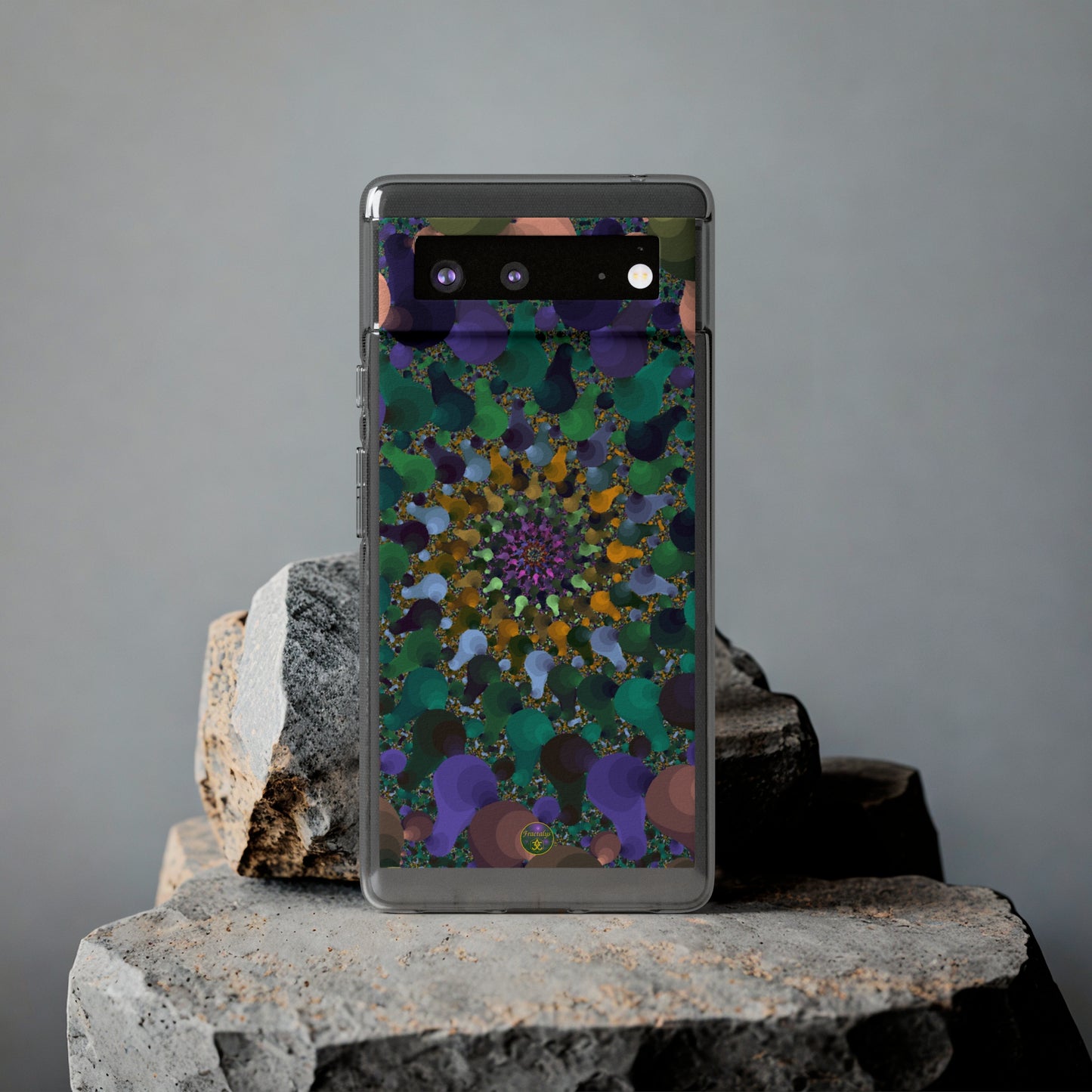 Kaleidoscope Spiral Abstract Soft Phone Case Trendy Artistic Cover for iPhone and Samsung