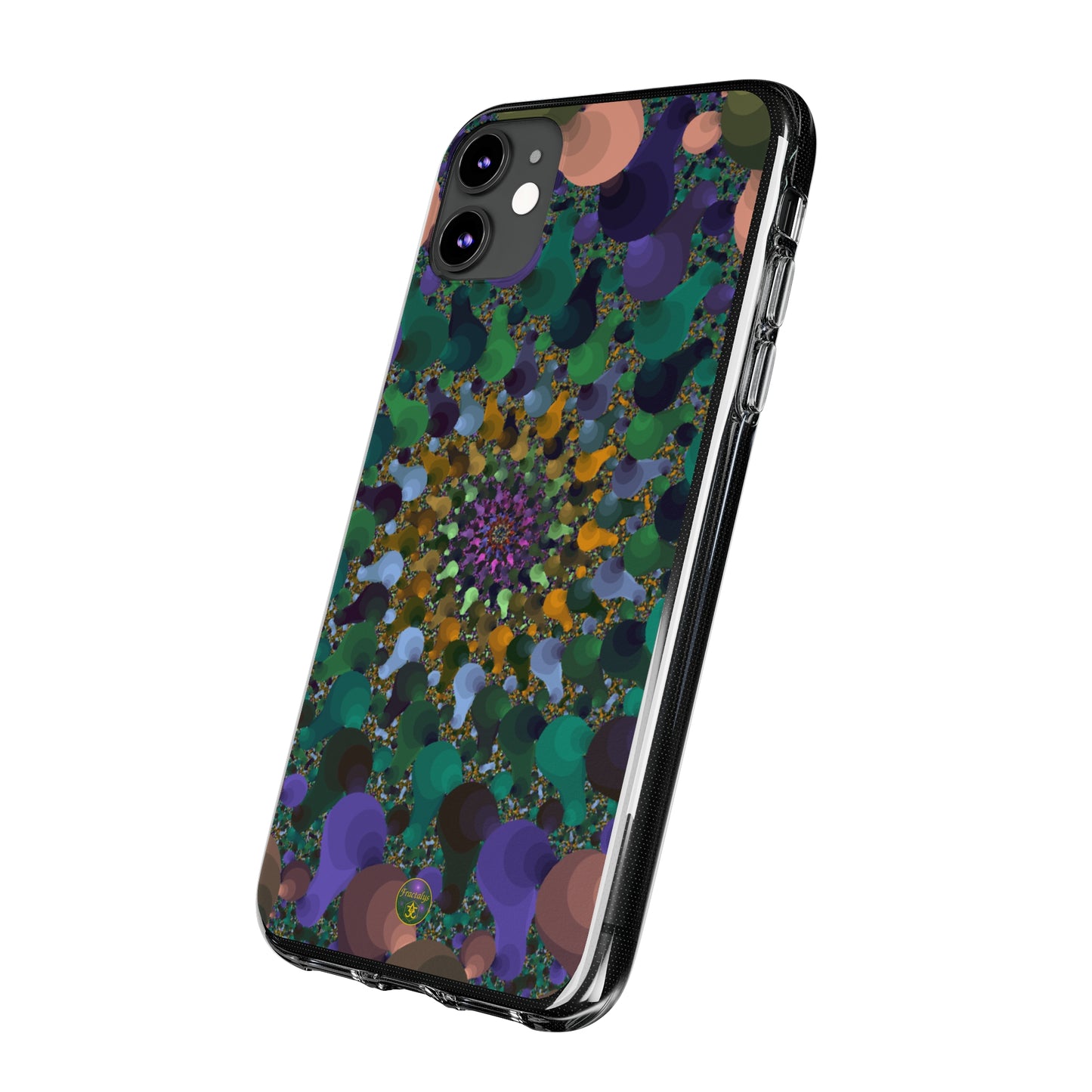 Kaleidoscope Spiral Abstract Soft Phone Case Trendy Artistic Cover for iPhone and Samsung