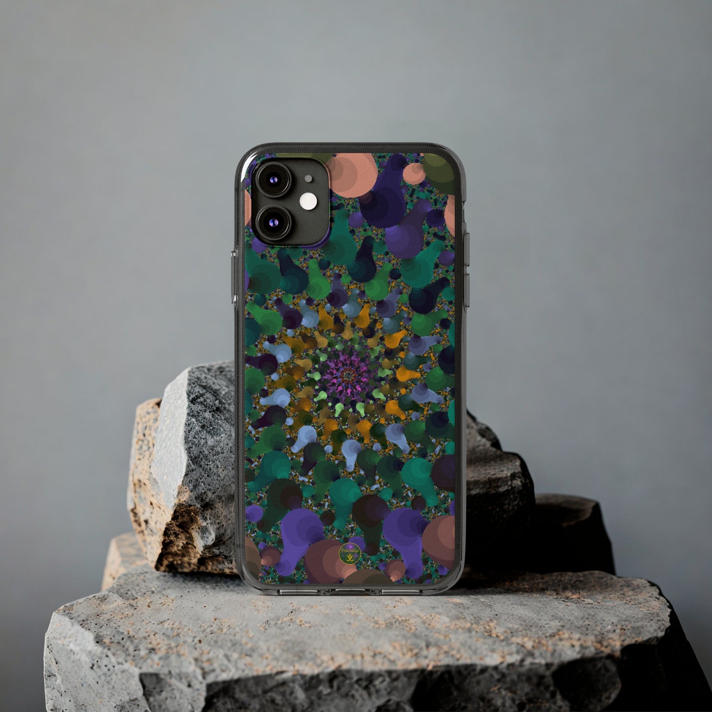 Kaleidoscope Spiral Abstract Soft Phone Case Trendy Artistic Cover for iPhone and Samsung