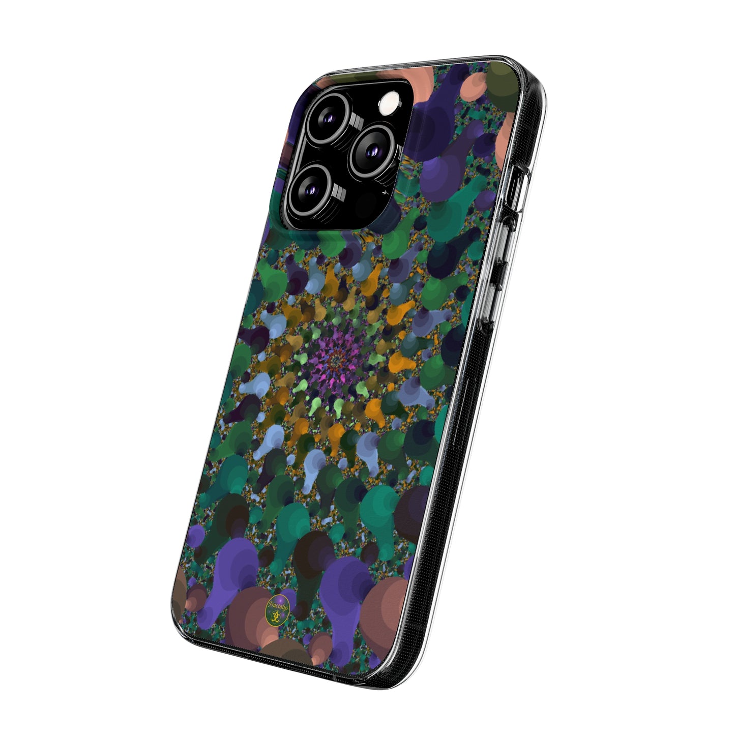 Kaleidoscope Spiral Abstract Soft Phone Case Trendy Artistic Cover for iPhone and Samsung