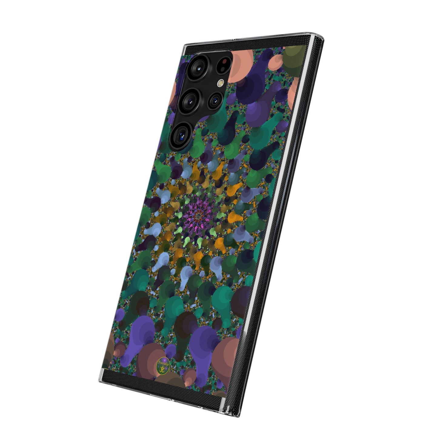 Kaleidoscope Spiral Abstract Soft Phone Case Trendy Artistic Cover for iPhone and Samsung