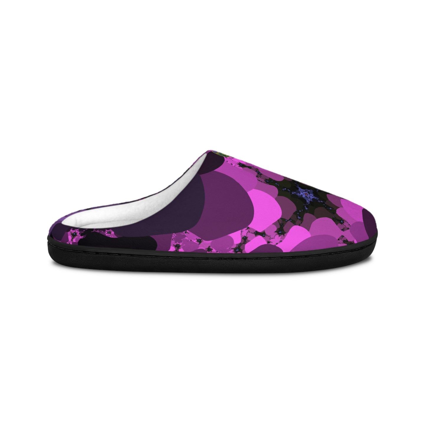 Mens Indoor Slippers | Cozy Slip On House Shoes | Trendy Abstract Lounge Footwear | Warm and Soft Home Slippers