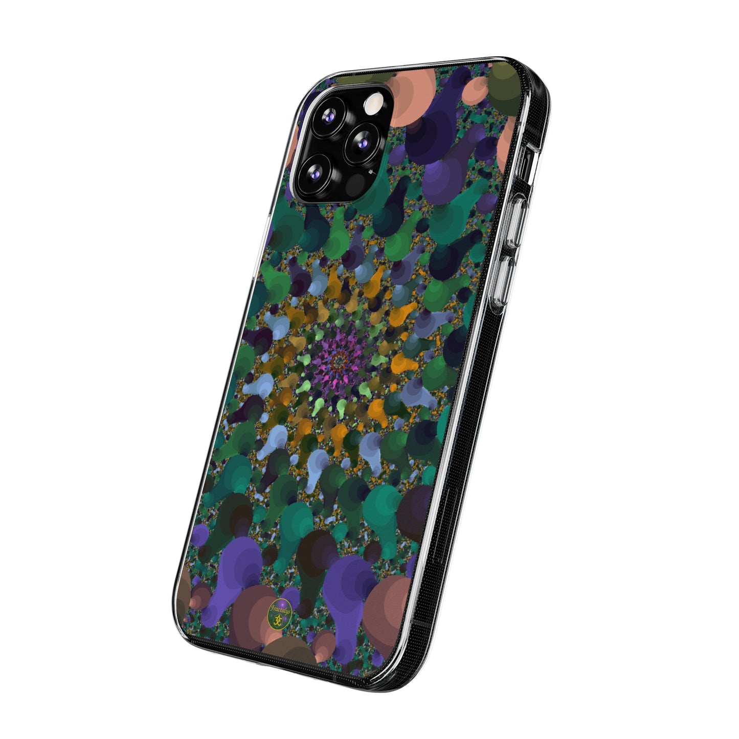 Kaleidoscope Spiral Abstract Soft Phone Case Trendy Artistic Cover for iPhone and Samsung