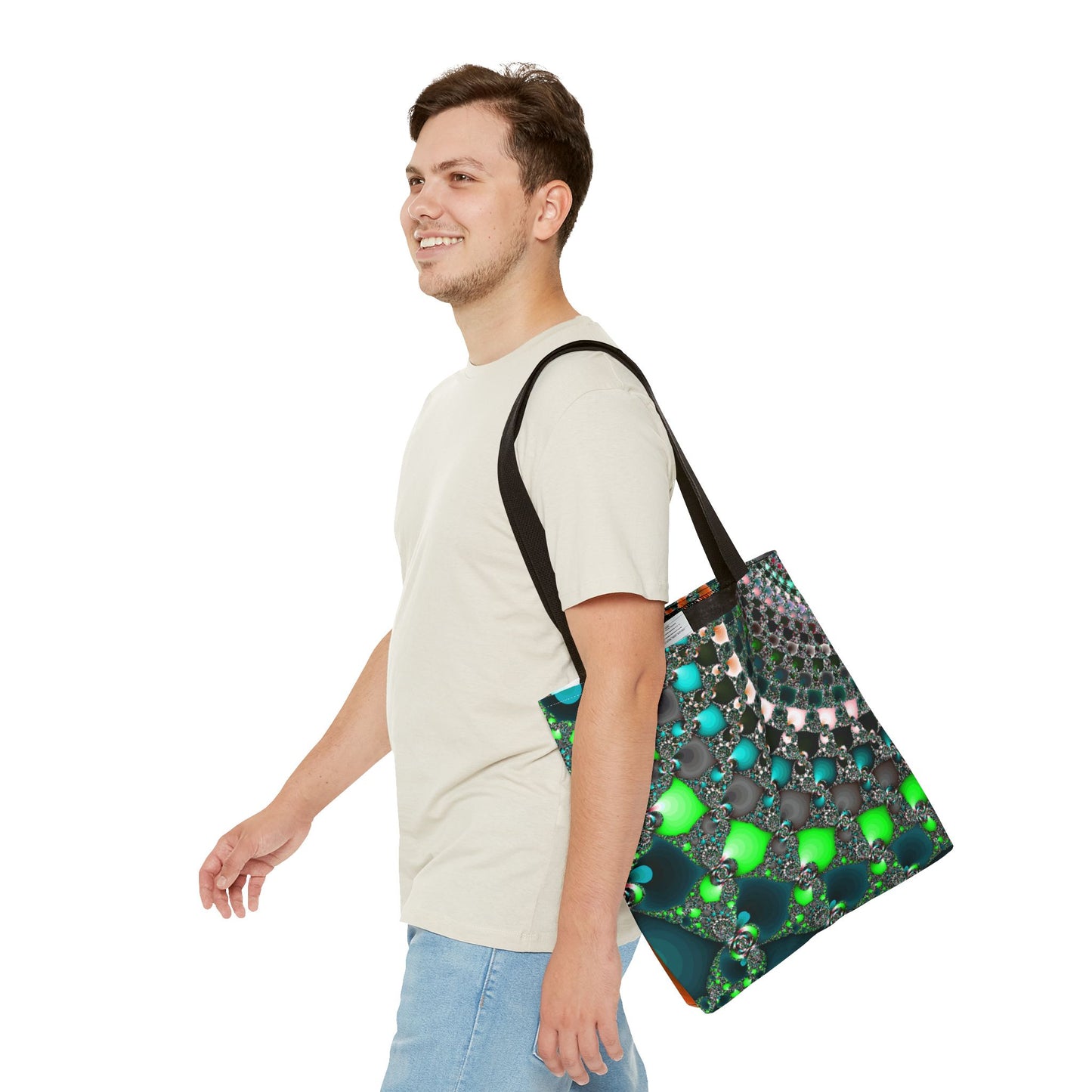 Nature Lover Tote Bag, Eco-Friendly Market Bag, Reusable Grocery Bag, Botanical Print Bag, Floral Canvas Tote