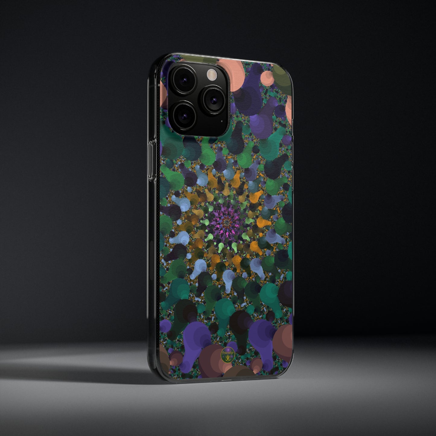 Kaleidoscope Spiral Abstract Soft Phone Case Trendy Artistic Cover for iPhone and Samsung
