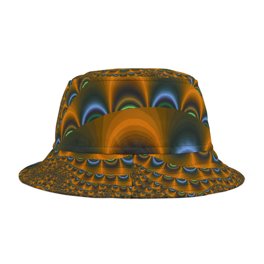 Psychedelic Bucket Hat | Trippy Aesthetic Streetwear Hat | Retro 90s Festival Cap | Unisex Summer Hat