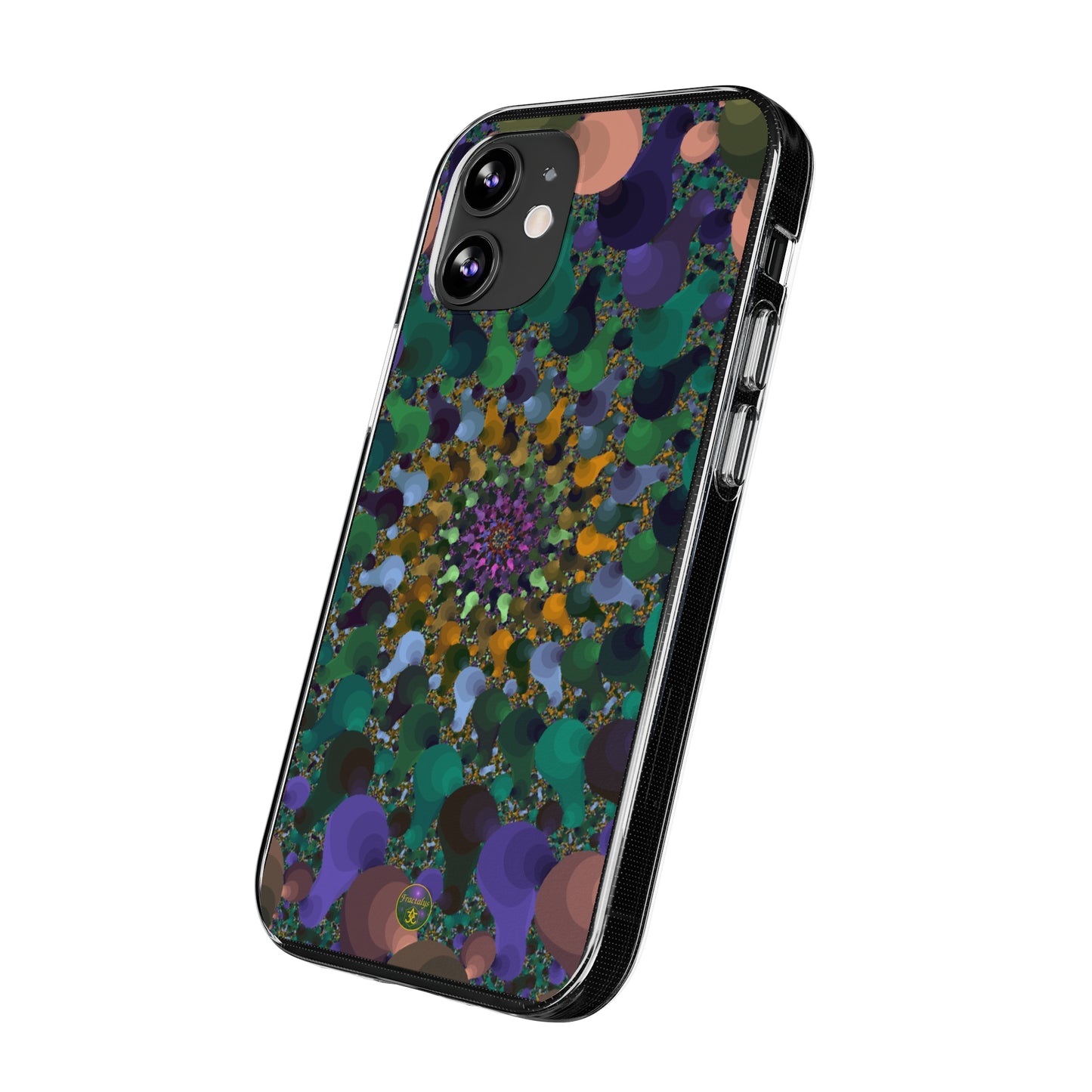 Kaleidoscope Spiral Abstract Soft Phone Case Trendy Artistic Cover for iPhone and Samsung