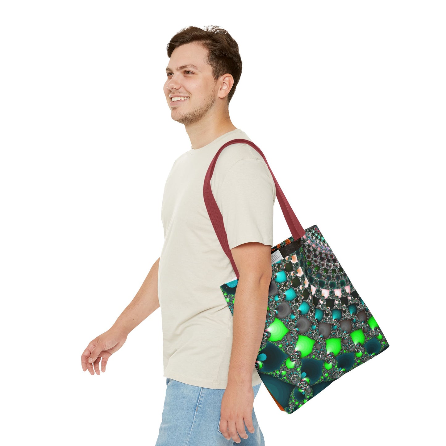 Nature Lover Tote Bag, Eco-Friendly Market Bag, Reusable Grocery Bag, Botanical Print Bag, Floral Canvas Tote