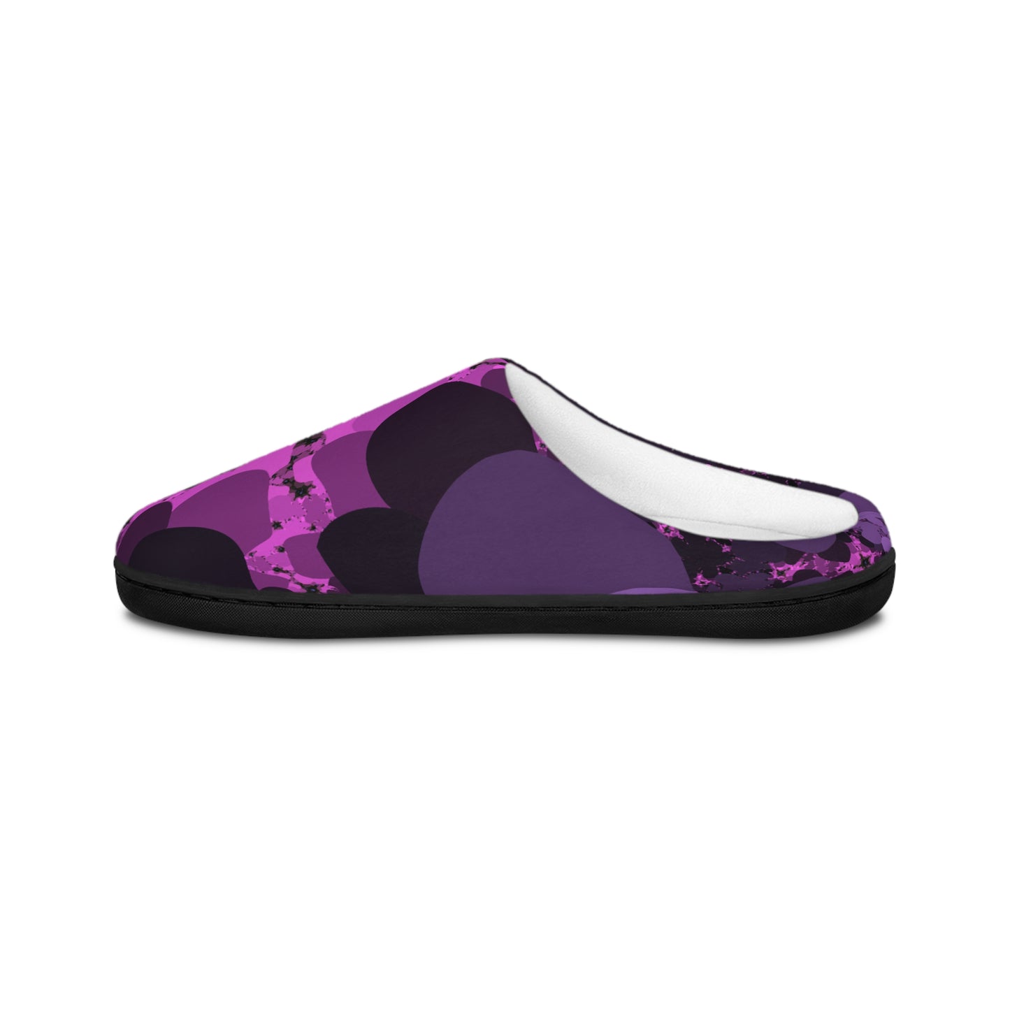 Mens Indoor Slippers | Cozy Slip On House Shoes | Trendy Abstract Lounge Footwear | Warm and Soft Home Slippers
