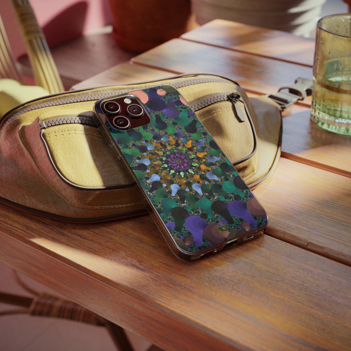Kaleidoscope Spiral Abstract Soft Phone Case Trendy Artistic Cover for iPhone and Samsung
